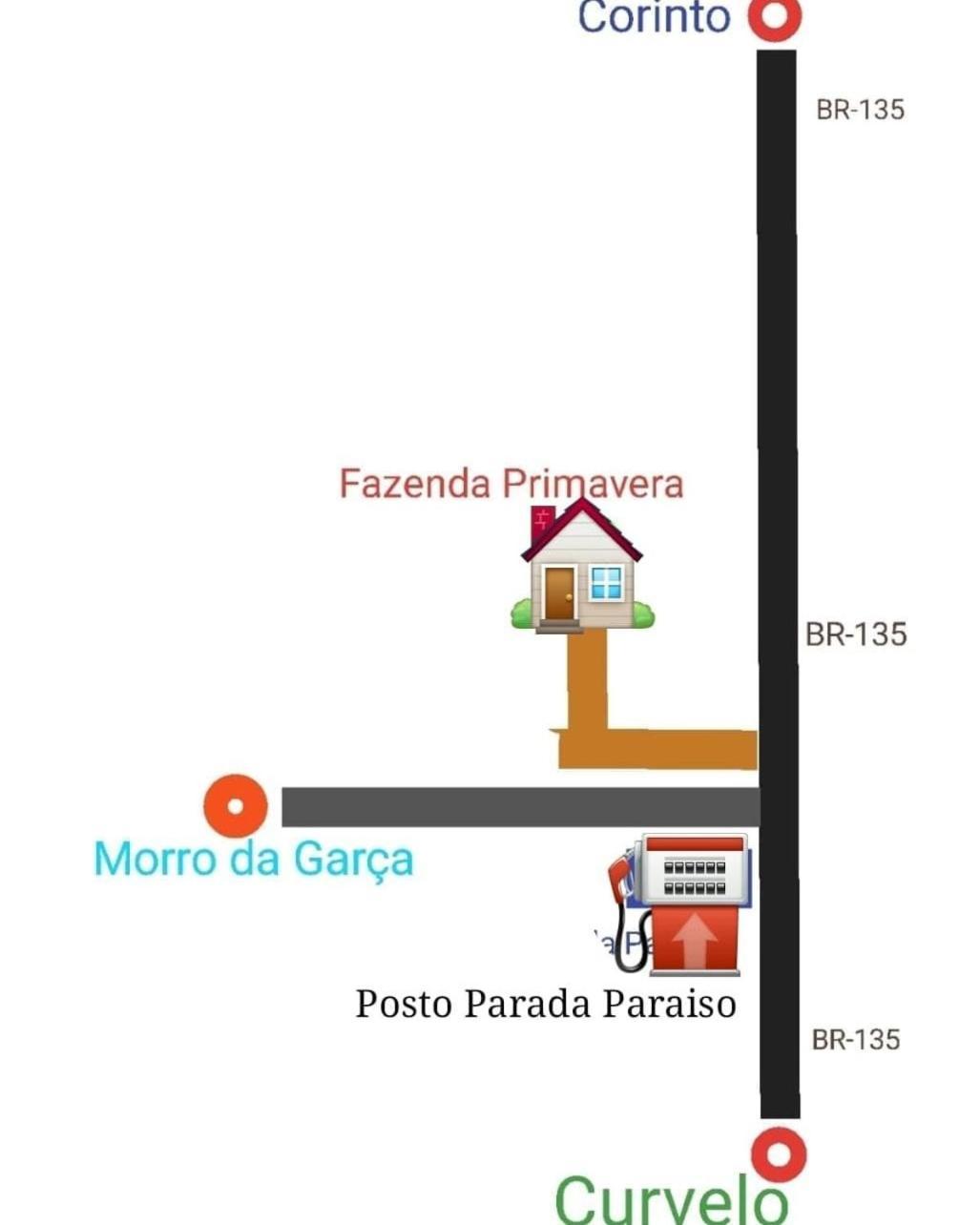 Fazenda Com Piscina E Churrasqueira Br-135 Proximo Curvelo Corinto E Morro Da Garca Eksteriør bilde